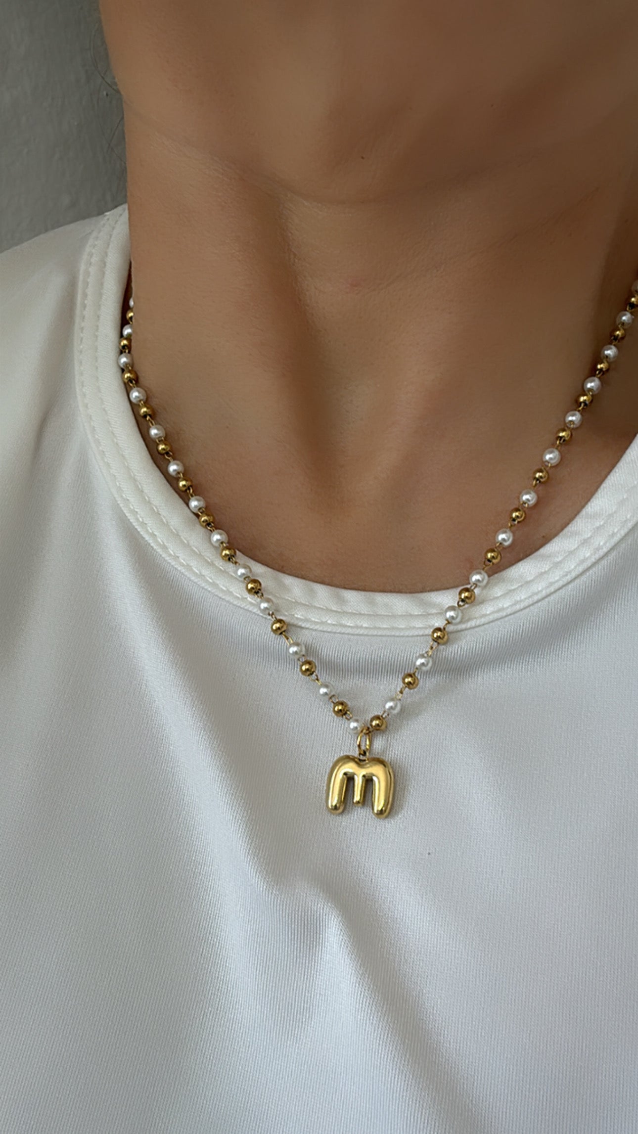 Collar Inicial Chunky - Mariana Osorno Joyería