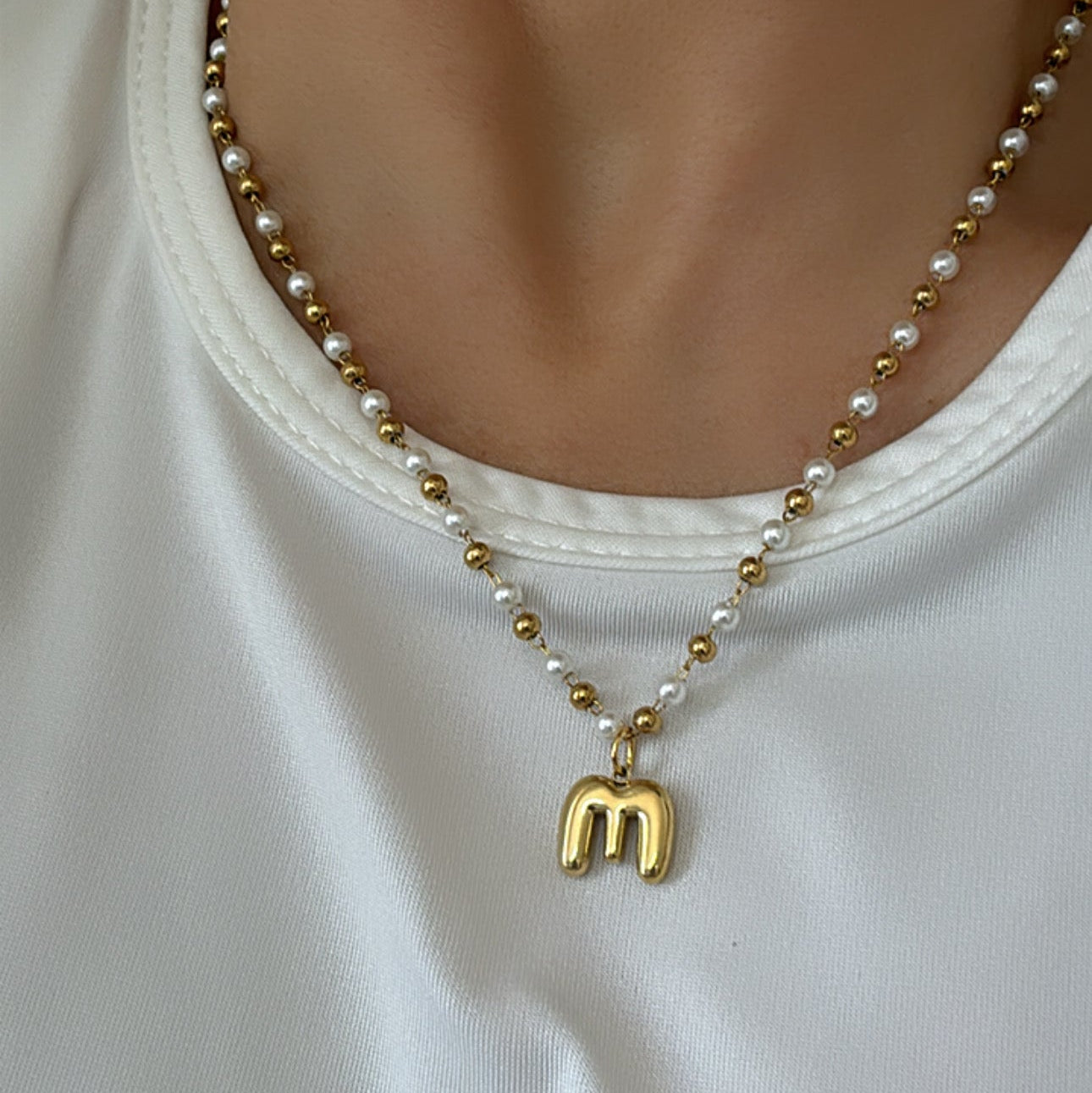 Collar Inicial Chunky - Mariana Osorno Joyería