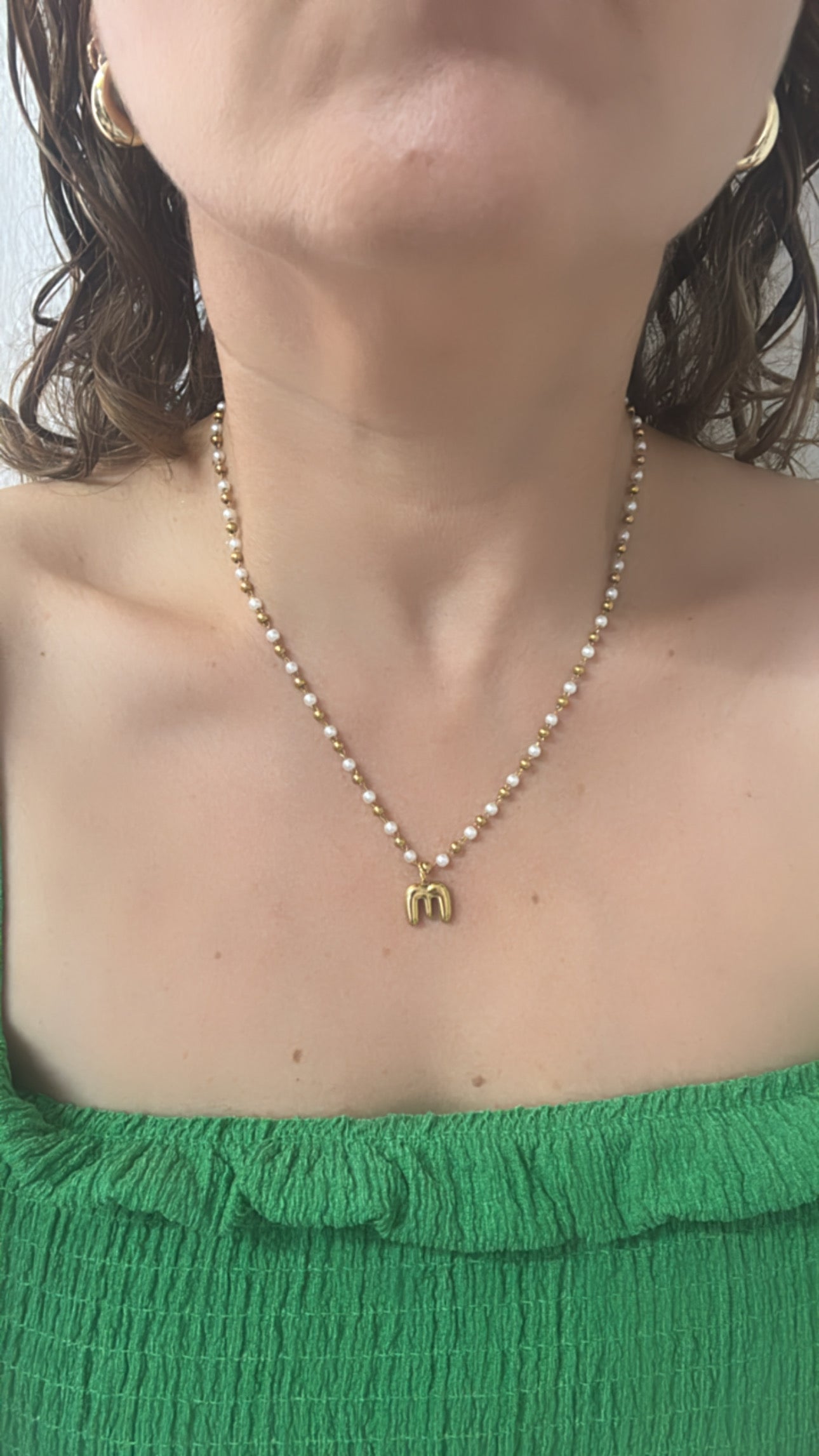 Collar Inicial Chunky - Mariana Osorno Joyería