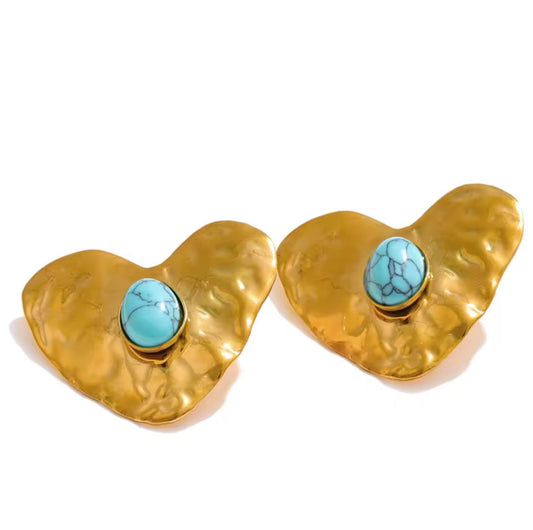 Maxi Corazón Turquesa - Mariana Osorno Joyería