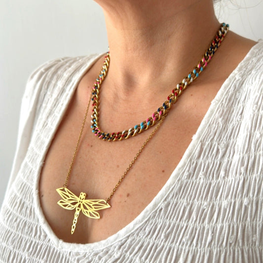 Collar libélula - Mariana Osorno Joyería