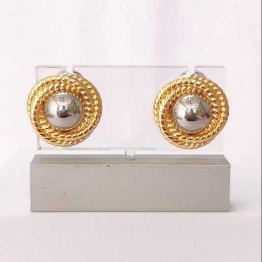 Aretes Boton - Mariana Osorno Joyería