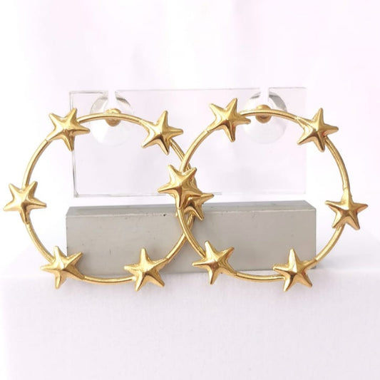 Maxi aretes constelación - Mariana Osorno Joyería