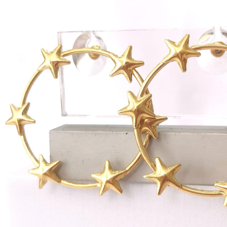 Maxi aretes constelación - Mariana Osorno Joyería