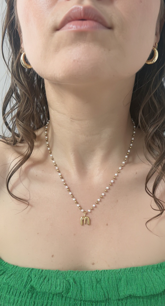 Collar Inicial Chunky - Mariana Osorno Joyería
