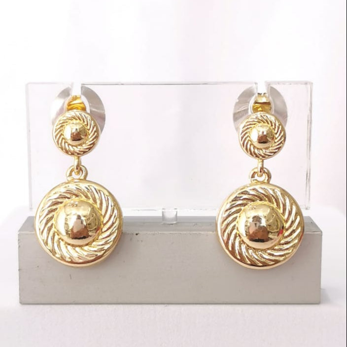 Aretes de grecas - Mariana Osorno Joyería