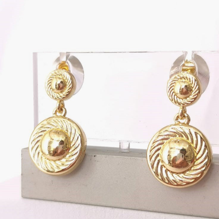 Aretes de grecas - Mariana Osorno Joyería