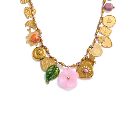 Collar Rosa - Mariana Osorno Joyería