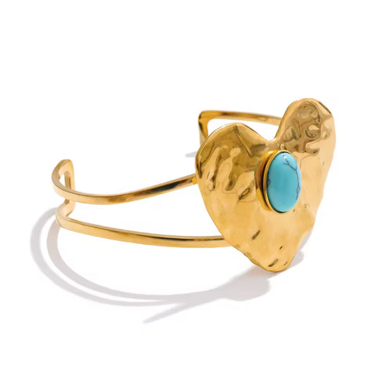 Maxi Corazón Brazalete - Mariana Osorno Joyería