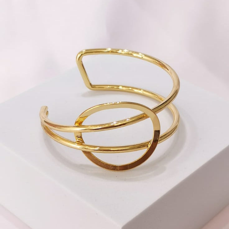 Brazalete de líneas - Mariana Osorno Joyería