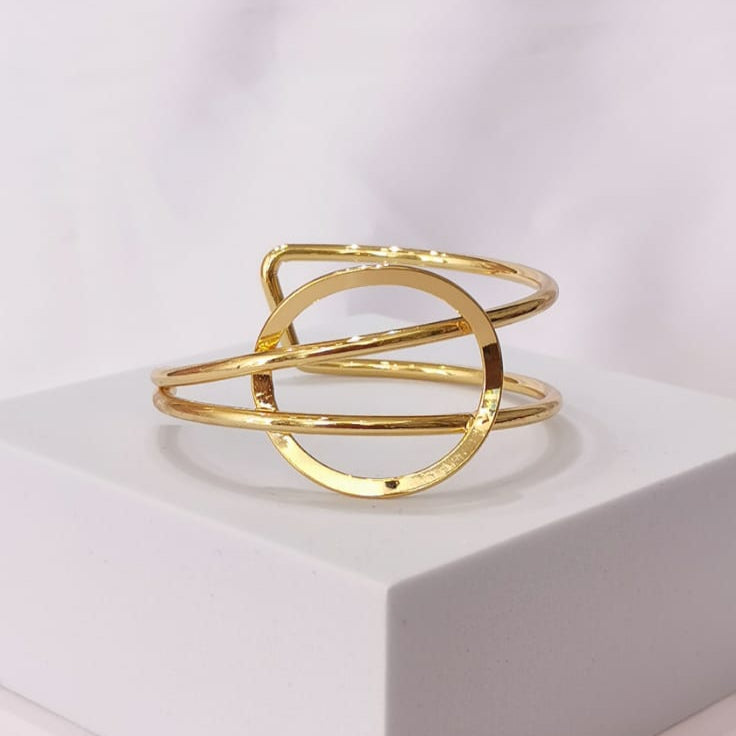 Brazalete de líneas - Mariana Osorno Joyería