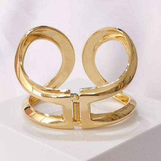 Maxi brazalete doble C - Mariana Osorno Joyería