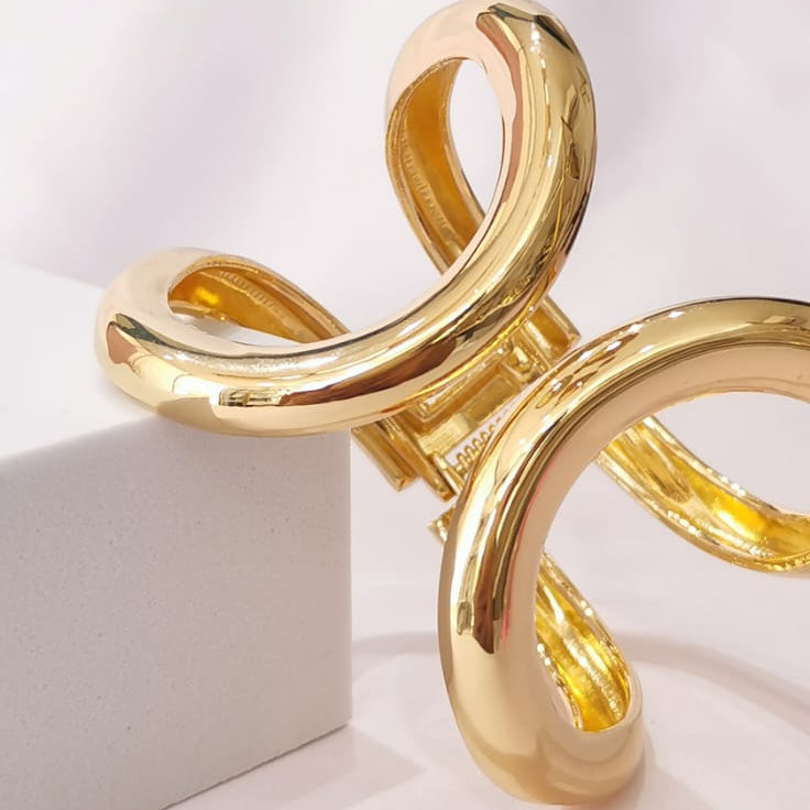 Maxi brazalete doble C - Mariana Osorno Joyería