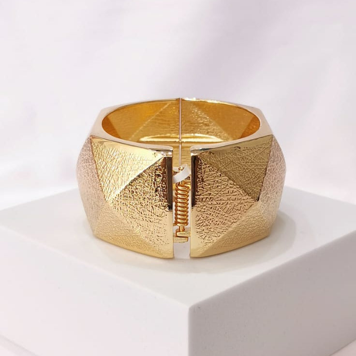Maxi brazalete geométrico - Mariana Osorno Joyería