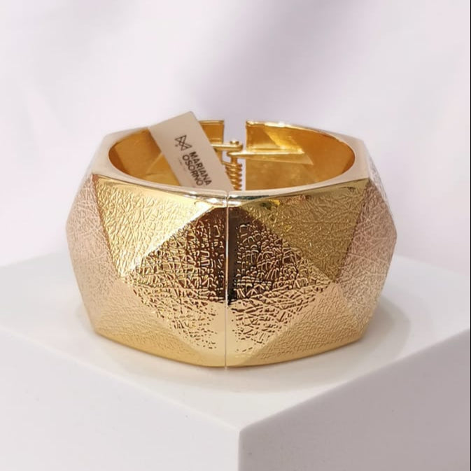Maxi brazalete geométrico - Mariana Osorno Joyería