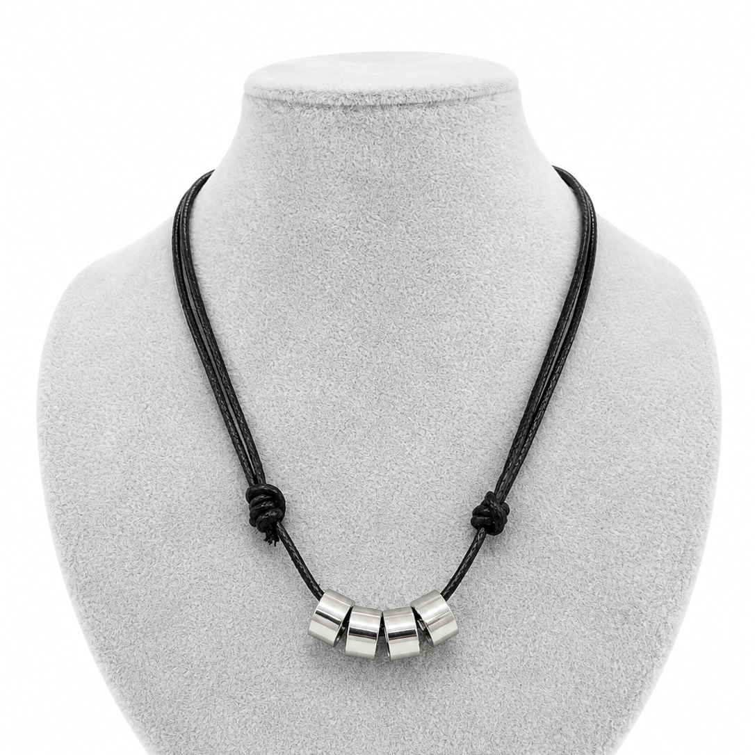 Collar Cuero Aros