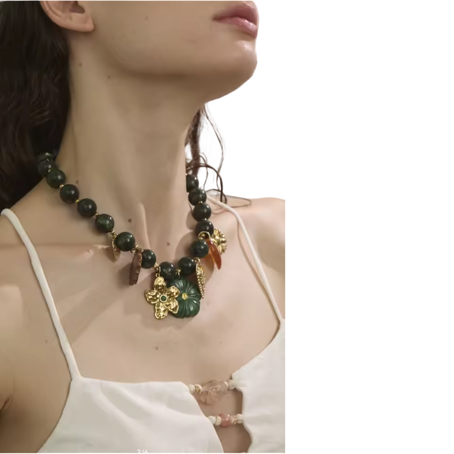 Maxi Collar Olivo
