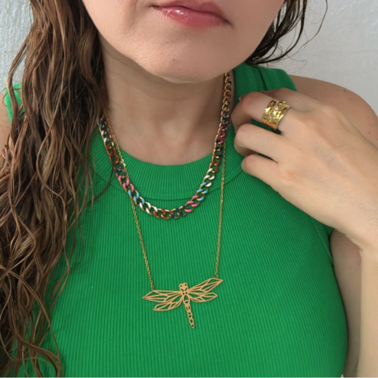 Collar libélula - Mariana Osorno Joyería