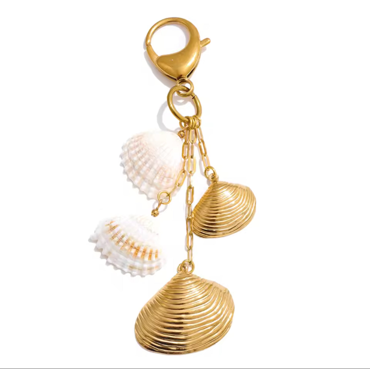 Charm Bag concha - Mariana Osorno Joyería