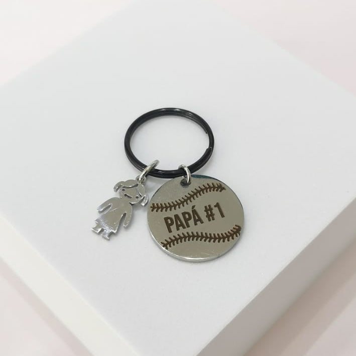 Llavero Beis - Mariana Osorno Joyería