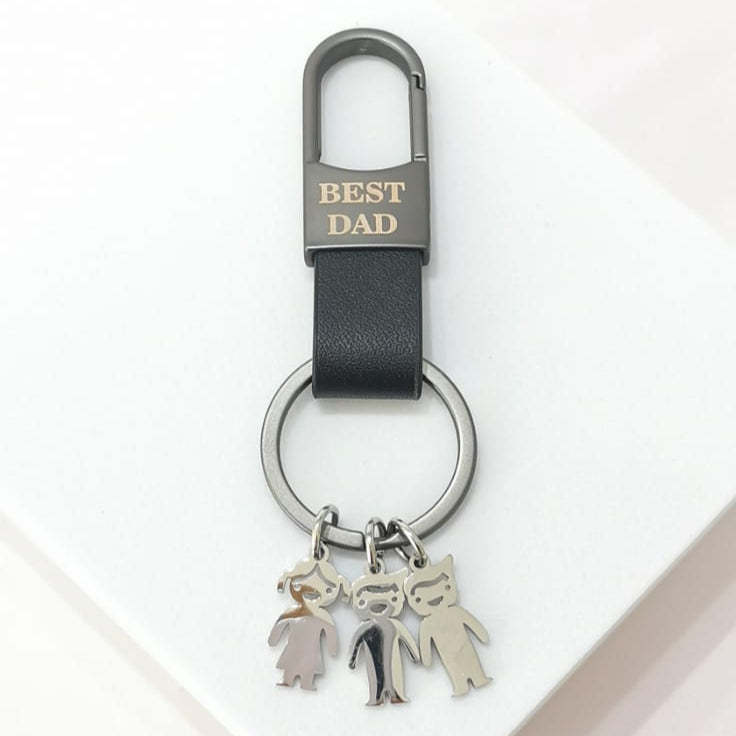 Llavero Best Dad - Mariana Osorno Joyería