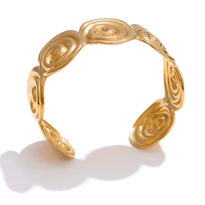 Brazalete espirales - Mariana Osorno Joyería