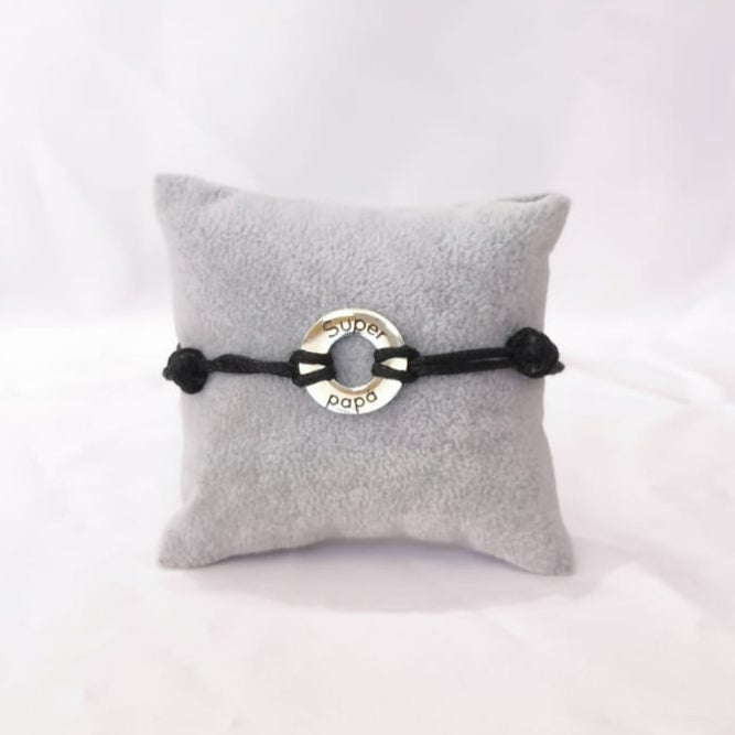 Pulsera Super Papá - Mariana Osorno Joyería