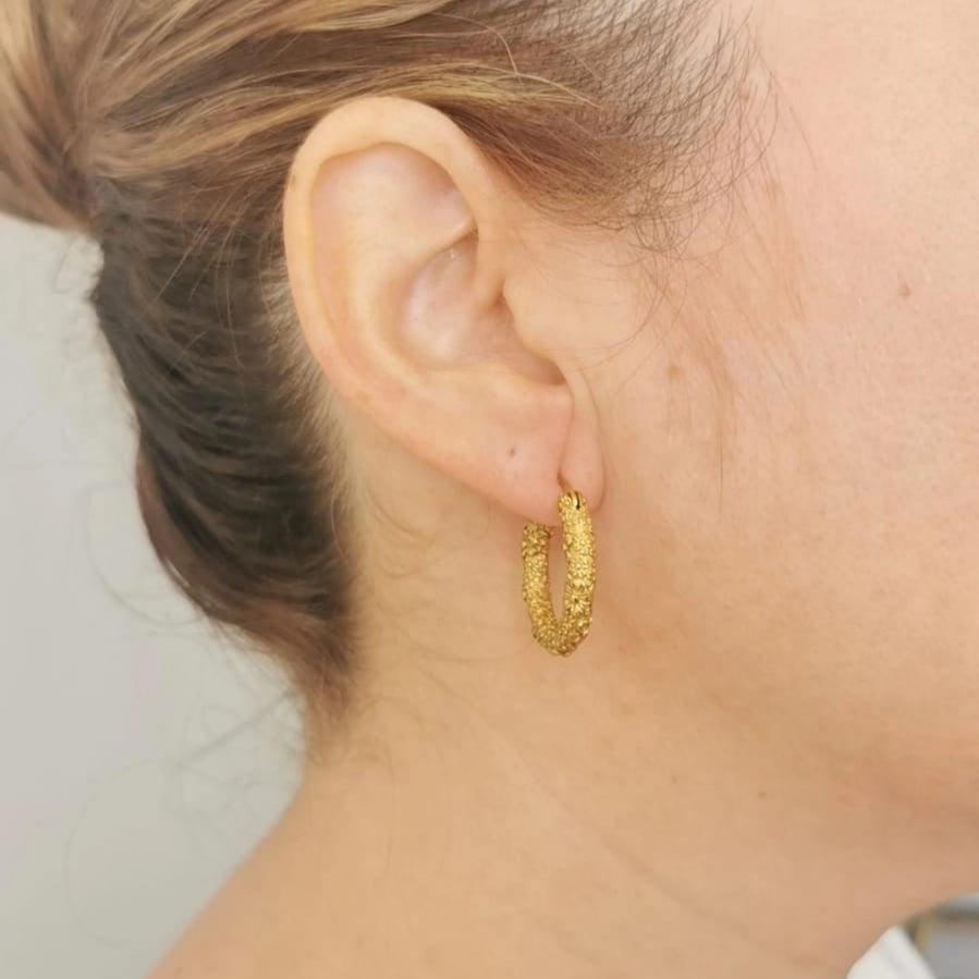 Arrancadas mate con flores - Mariana Osorno Joyería