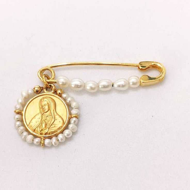 Imperdible Perla Guadalupe - Mariana Osorno Joyería