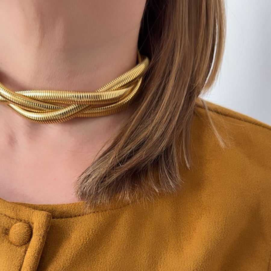 CHOKER MAXI TRENZADO