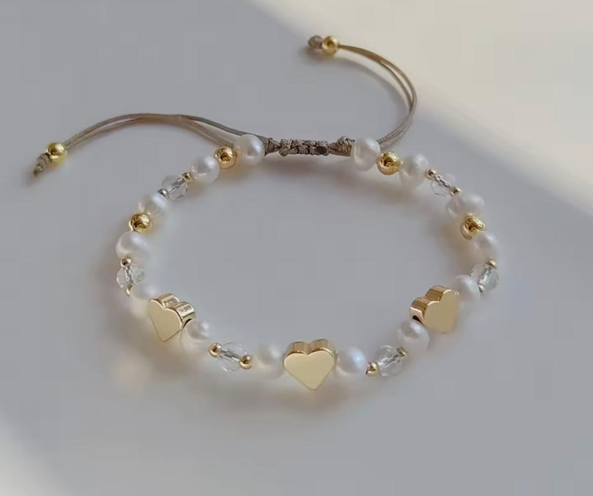 PULSERA AJUSTABLE PERLAS