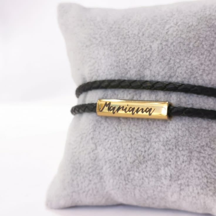 Pulsera doble con barra - Mariana Osorno Joyería