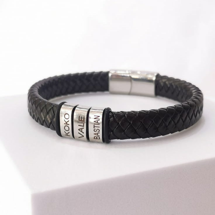 Brazalete Cuero C - Mariana Osorno Joyería