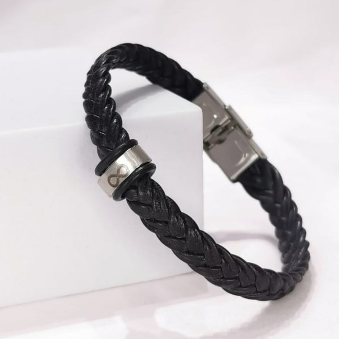 Pulsera Cuero Plano - Mariana Osorno Joyería