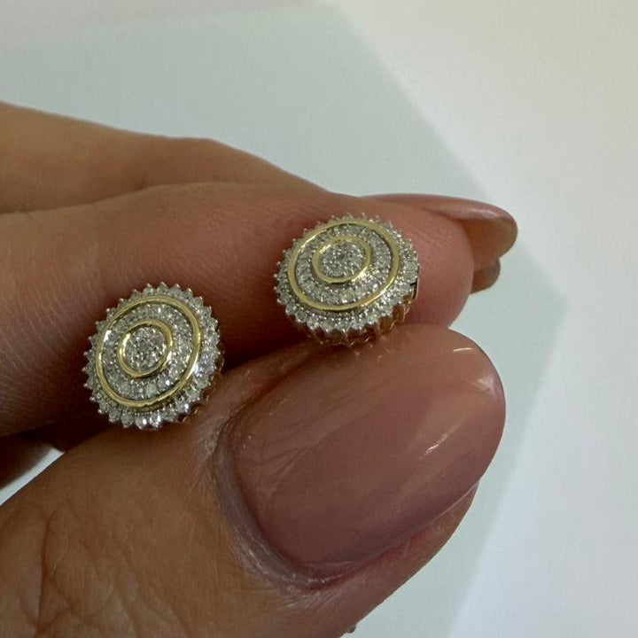 Arete picos med - Mariana Osorno Joyería