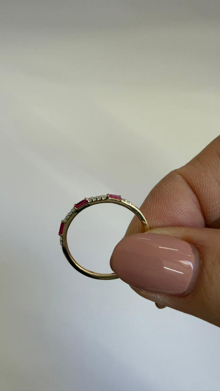 ANILLO DELGADO rosa - Mariana Osorno Joyería