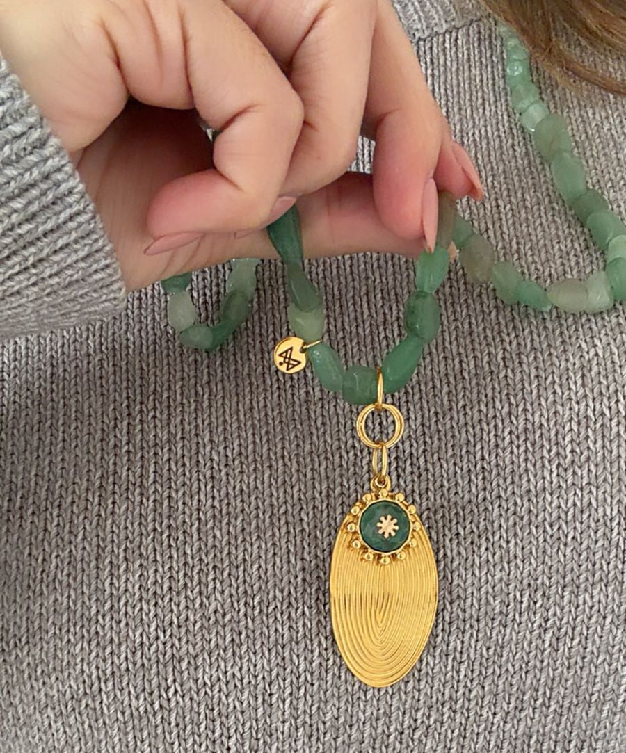 COLLAR LARGO CUARZOS