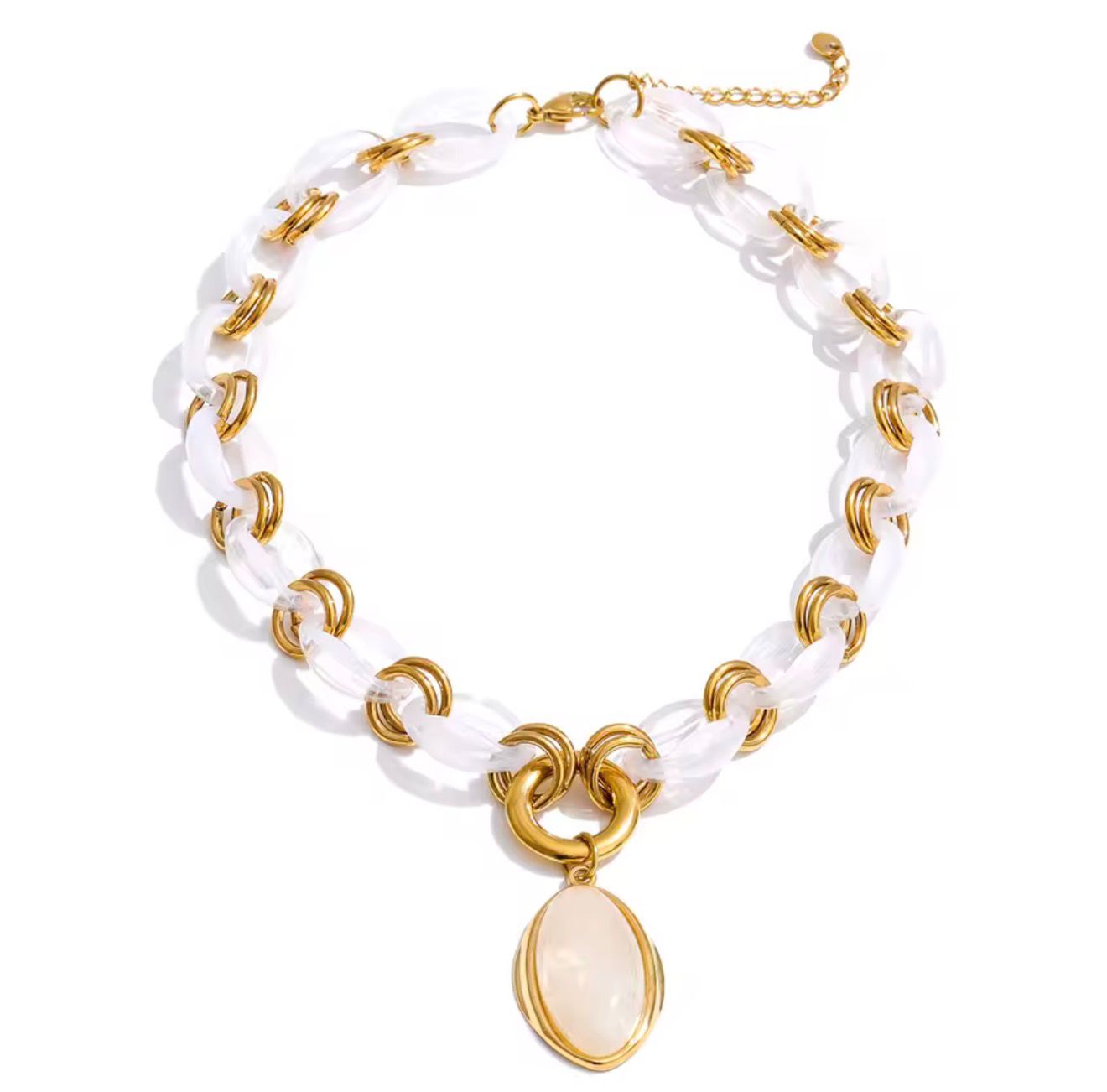 COLLAR CADENA RESINA