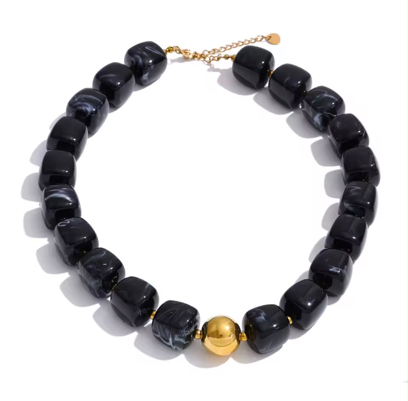 Collar Resina Black
