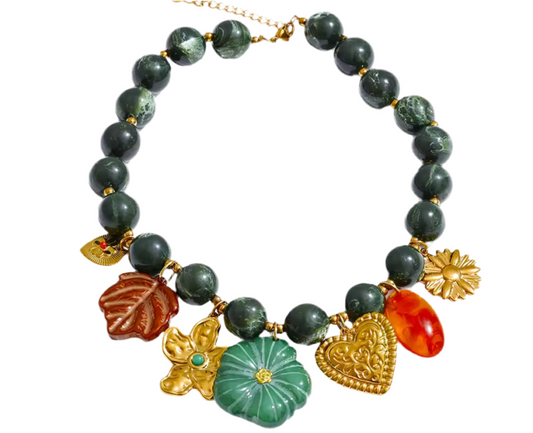 Maxi Collar Olivo