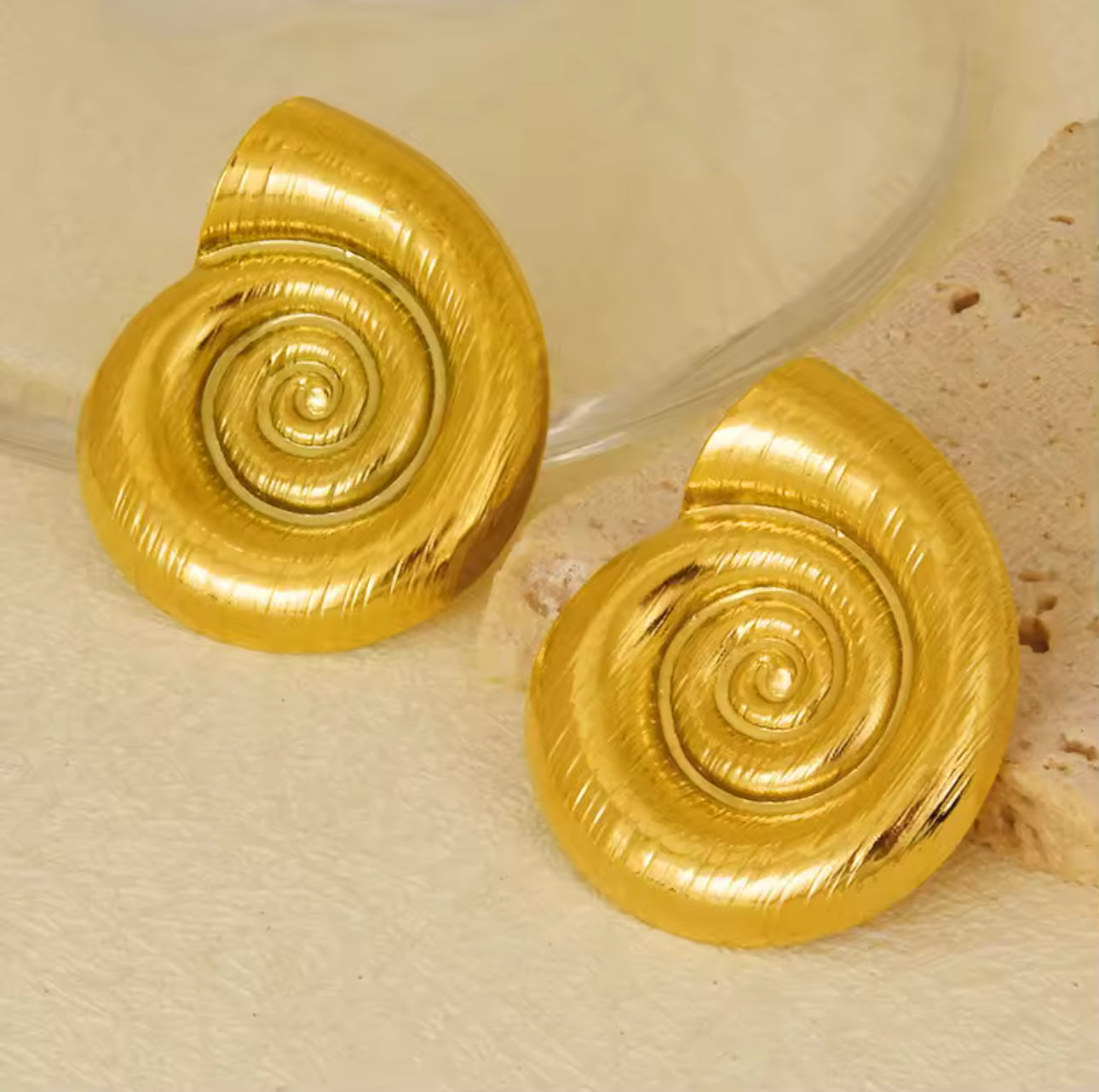 Maxi arete caracol - Mariana Osorno Joyería