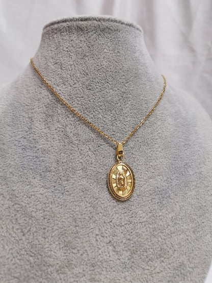 COLLAR VIRGEN Y MINI CIRCONIAS - Mariana Osorno Joyería