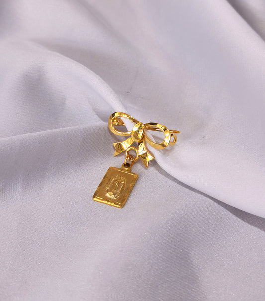 BROCHE MINI CON MOÑO Y VIRGEN