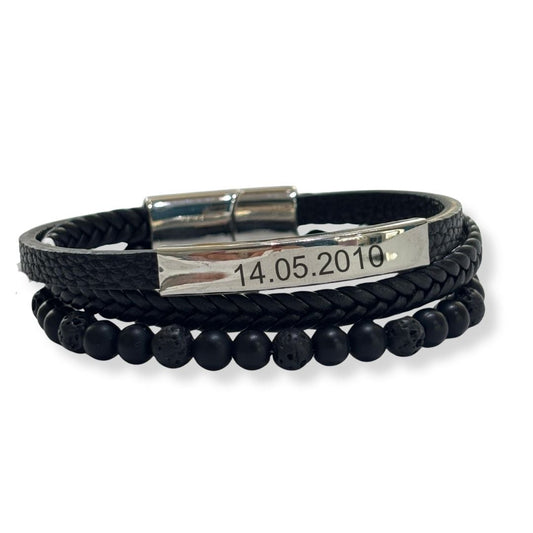 PULSERA VOLCANO PLATEADA