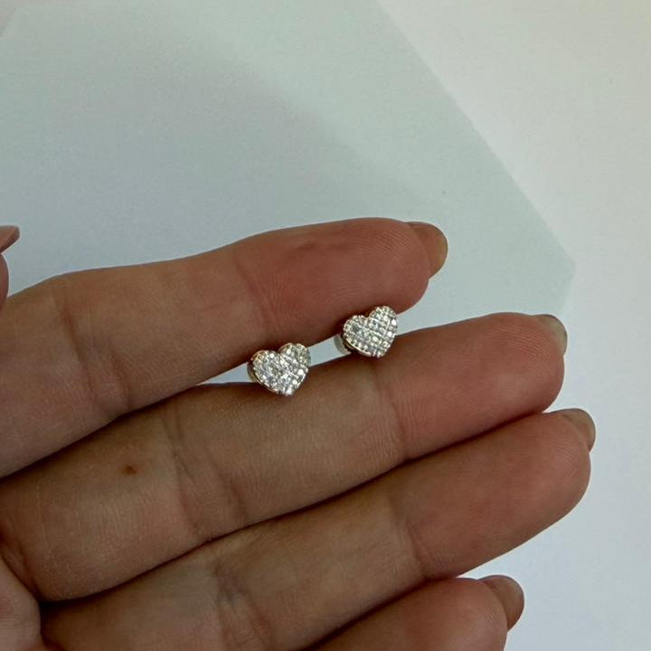 ARETES CORAZÓN BABY - Mariana Osorno Joyería