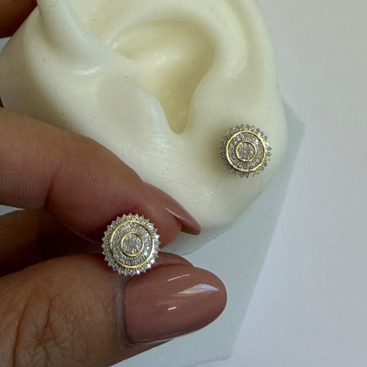Arete picos med - Mariana Osorno Joyería