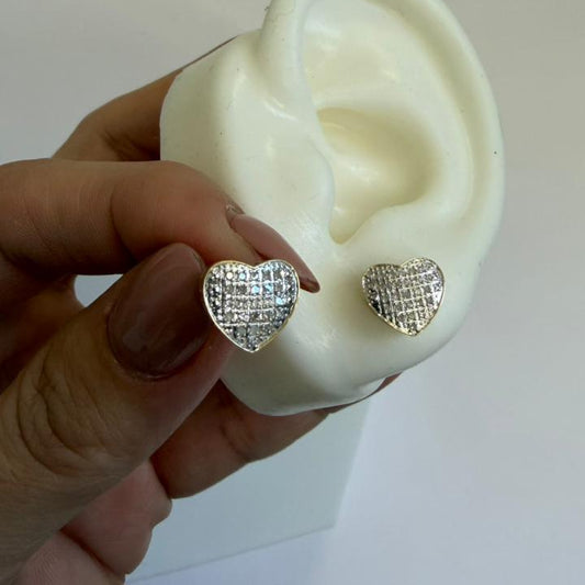 ARETES CORAZON GRANDE