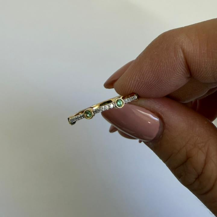 ANILLO STATEMENT ESMERALDA