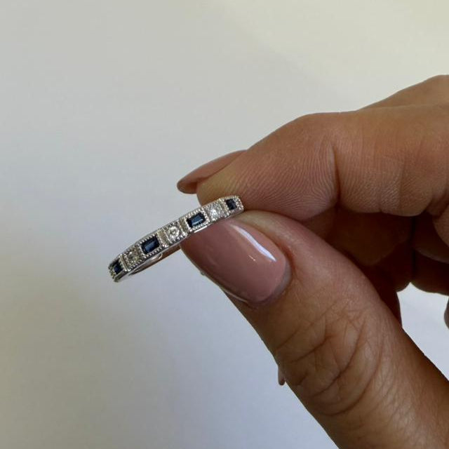 CHURUMBELA CUADRO ZAFIRO - Mariana Osorno Joyería