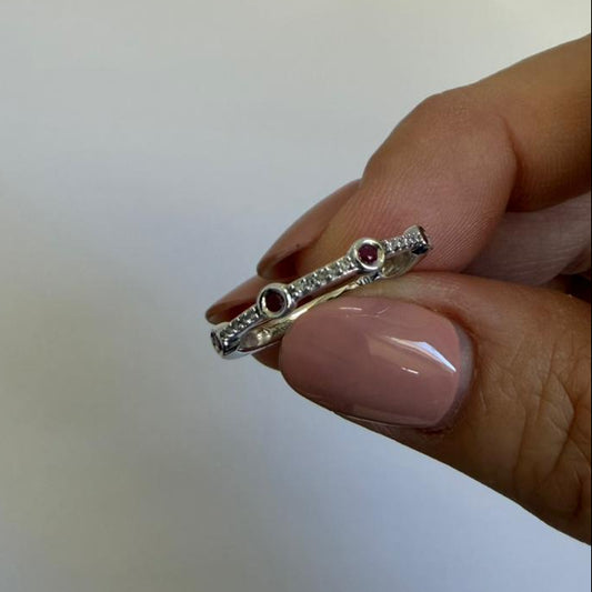 ANILLO STATEMENT RUBI - Mariana Osorno Joyería